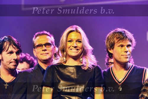 Rotterdam, 4 Oktober 2010
Edsion uitreiking voor de 50e keer
Prinses Maxima met div. artiesten
Foto Peter Smulders BV