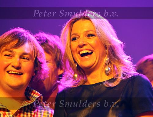 Rotterdam, 4 Oktober 2010
Edsion uitreiking voor de 50e keer
Prinses Maxima met div. artiesten
Foto Peter Smulders BV
