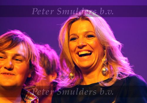 Rotterdam, 4 Oktober 2010
Edsion uitreiking voor de 50e keer
Prinses Maxima met div. artiesten
Foto Peter Smulders BV