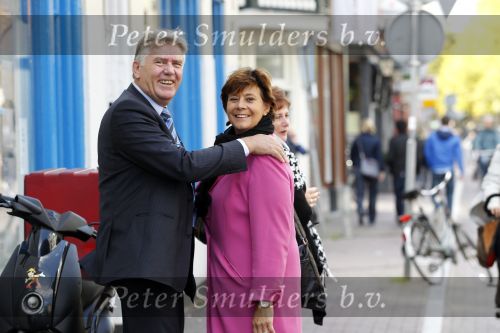 Utrecht 25 september 2010
Rita Verdonk met man op straat in Utrecht en bij een cafetaria.
Peter Smulders bv
