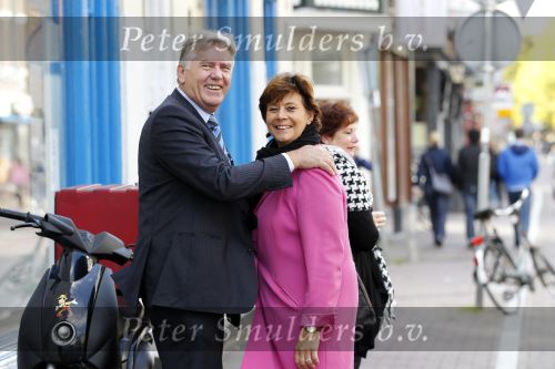 Utrecht 25 september 2010
Rita Verdonk met man op straat in Utrecht en bij een cafetaria.
Peter Smulders bv