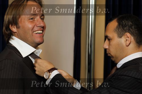 Amsterdam 11 oktober 2010
Ruud Gullit en Rob Witschge bij de society shop.
Peter Smulders bv