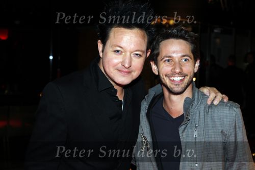Amsterdam 1 oktober 2010
Feestje GTST (Goede tijden slechte tijden) voor 20 jarig bestaan bij het Werck. Rop Verheijen met vriend
Peter Smulders bv
