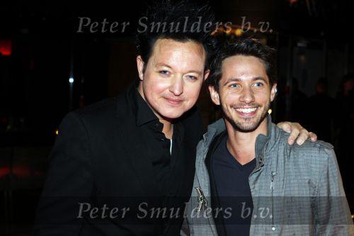 Amsterdam 1 oktober 2010
Feestje GTST (Goede tijden slechte tijden) voor 20 jarig bestaan bij het Werck. Rop Verheijen met vriend
Peter Smulders bv