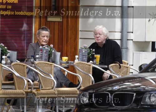 Amsterdam 15 september 2010
Rudy Fuchs met vrouw op terras.
Peter Smulders bv