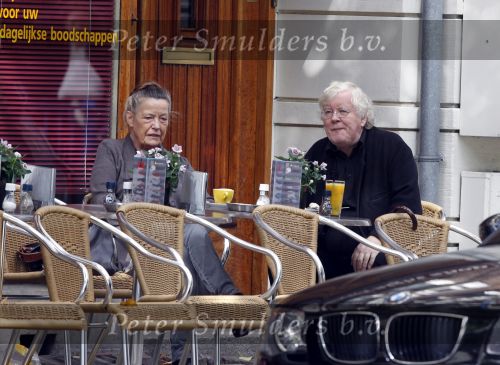 Amsterdam 15 september 2010
Rudy Fuchs met vrouw op terras.
Peter Smulders bv