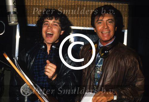 Drunen, 27 Mei 1988
Rex Gildo en Dennis christin in de studio van Ad Kraamer
foto Peter Smulders BV