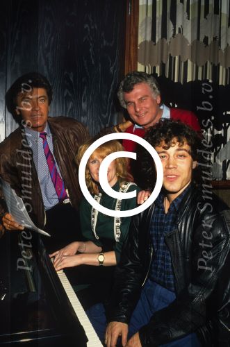 Drunen, 27 Mei 1988
Rex Gildo en Dennis christin in de studio van Ad Kraamer
foto Peter Smulders BV
