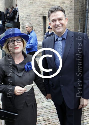 Den Haag 20 september 2011
Prinsjesdag op het binnenhof. Emile Roemer met zijn vrouw
Peter Smulders bv