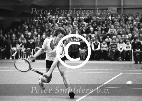 Veldhoven, 9 November 1980
Eric Wilborts wint een finale tijdens een toernooi in Veldhoven
Foto Peter Smulders BV