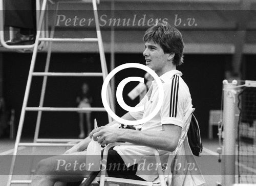 Veldhoven, 9 November 1980
Eric Wilborts wint een finale tijdens een toernooi in Veldhoven
Foto Peter Smulders BV