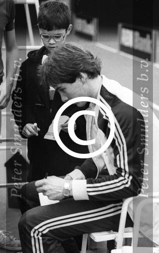 Veldhoven, 9 November 1980
Eric Wilborts wint een finale tijdens een toernooi in Veldhoven
Foto Peter Smulders BV