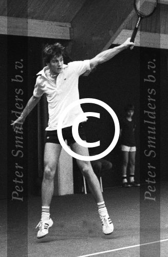 Veldhoven, 9 November 1980
Eric Wilborts wint een finale tijdens een toernooi in Veldhoven
Foto Peter Smulders BV