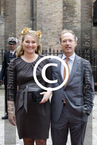 Den Haag 20 september 2011
Prinsjesdag op het binnenhof. Melanie Schultz van Haegen met man
Peter Smulders bv