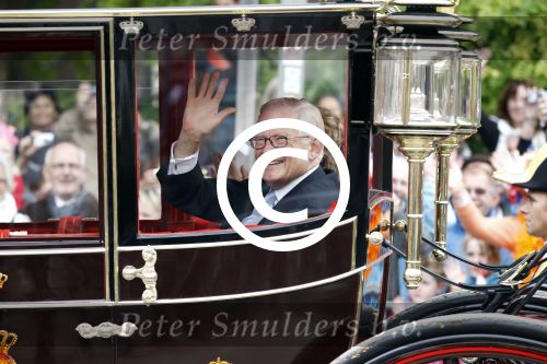 Den Haag 20 september 2011
Prinsjesdag in den haag met daarbij aanwezig Koningin Beatrix Prins Willem Alexander Maxima Pieter v Vollenhoven Prinses Margriet Prins Constantijn en prinses Laurentien.
Peter Smulders bv
