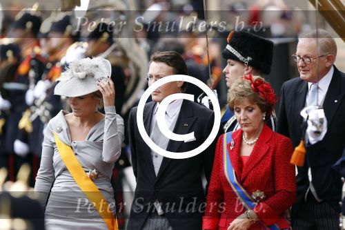 Den Haag 20 september 2011
Prinsjesdag in den haag met daarbij aanwezig Koningin Beatrix Prins Willem Alexander Maxima Pieter v Vollenhoven Prinses Margriet Prins Constantijn en prinses Laurentien.
Peter Smulders bv