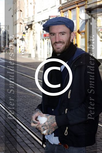Amsterdam 7 november 2012
Ben Saunders met zijn ouders op straat.
Peter Smulders bv