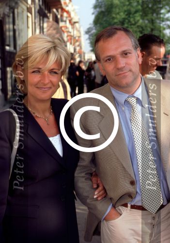 18 Mei 2001 Frank Wisse met zijn vrouw Caroline Tensen
Foto Peter Smulders BV