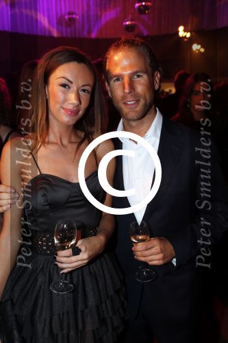 Amsterdam 13 oktober 2012
VIP avond LAF beurs bij westergasfabriek. Dewi Pechler met vriend
Peter Smulders bv