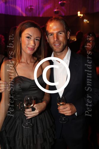 Amsterdam 13 oktober 2012
VIP avond LAF beurs bij westergasfabriek. Dewi Pechler met vriend
Peter Smulders bv