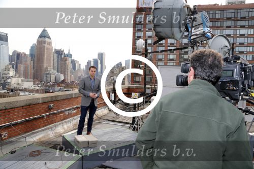 New York 17 oktober 2012
RTL USA coorespondent Erik Mouthaan op kantoor en op het dak bij CBS in New York.
Peter Smulders bv