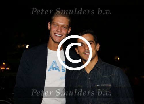 Amsterdam 1 oktober 2012
Presentatie bachelorette van Jackie in het ketelhuis. Ferry Doedens met vriend
Peter Smulders bv