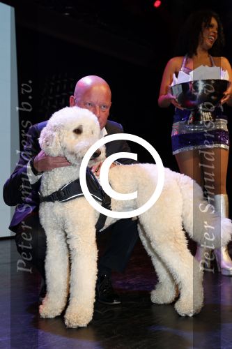 Hilversum 10 oktyober 2012
Gala voor stichting hulphond in studio 21. Frits Wester met vrouw en een puppy
Peter Smulders bv