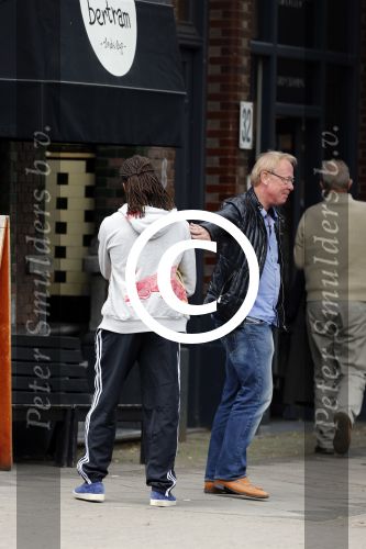 Amsterdam 26 september 2012
Edgar davids en Jack Spijkerman op de cornelis schuytstraat.
Peter Smulders bv