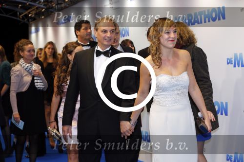 Rotterdam 15 oktober 2012
Premiere film marathon in pathe Rotterdam. martin v Waardenberg met partner
Peter Smulders bv