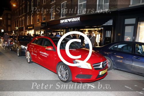 Amsterdam 11 oktober 2012
15 jarig bestaan van de armani winkel op de pc hooftstraat. mercedes A klasse
Peter Smulders bv