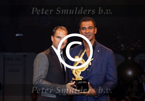 Amsterdam 13 oktober 2012
VIP avond LAF beurs bij westergasfabriek. Ruud Gullit met Victoria Koblenko en Frank de Boer
Peter Smulders bv