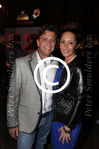 Amsterdam 13 oktober 2012
VIP avond LAF beurs bij westergasfabriek. Susan rastin met vriend
Peter Smulders bv