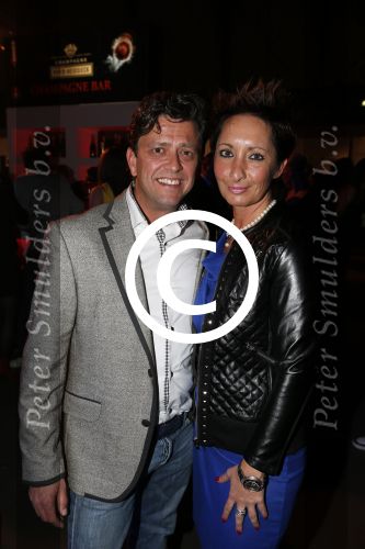 Amsterdam 13 oktober 2012
VIP avond LAF beurs bij westergasfabriek. Susan rastin met vriend
Peter Smulders bv