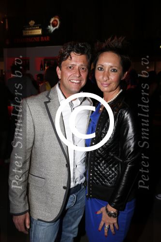 Amsterdam 13 oktober 2012
VIP avond LAF beurs bij westergasfabriek. Susan rastin met vriend
Peter Smulders bv