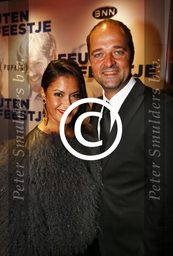 Amsterdam 14 oktober 2013
Premiere Feuten in Tuschinski. Anna Alicia Skilas met Kees Boot