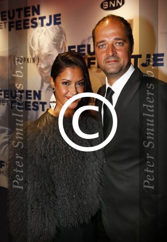 Amsterdam 14 oktober 2013
Premiere Feuten in Tuschinski. Anna Alicia Skilas met Kees Boot