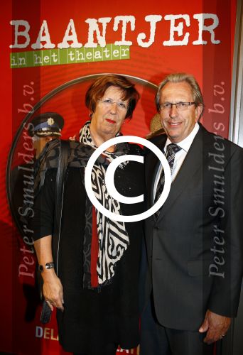 Amsterdam 7 oktober 2013
Premiere Baantjer in het nieuwe de la mar theater. Annemarie Jorritsma met man
