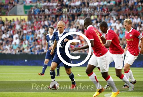 Eindhoven, 19 juli 2013
Afscheidswedstrijd van Mark v Bommel in het psv stadion. 
Arjen Robben
Peter Smulders bv