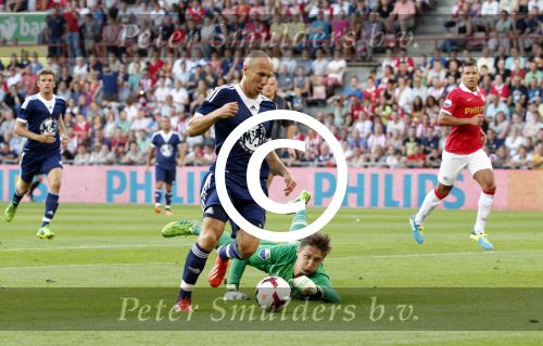Eindhoven, 19 juli 2013
Afscheidswedstrijd van Mark v Bommel in het psv stadion. 
Arjen Robben
Peter Smulders bv