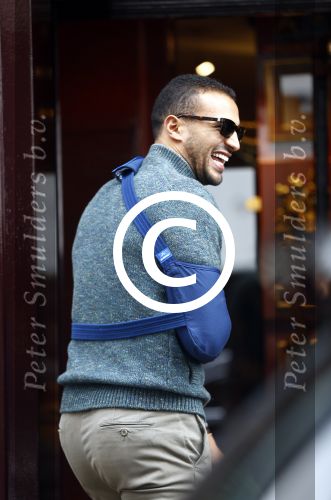 Amsterdam 21 september 2013
Badr hari met arm in Mitella