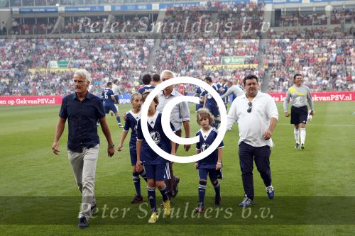 Eindhoven, 19 juli 2013
Afscheidswedstrijd van Mark v Bommel in het psv stadion. 
Bert  v Marwijk
Peter Smulders bv