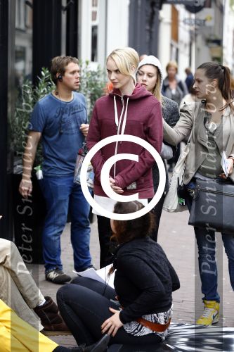 Amsterdam 8 oktober 2013
Opnames hartenstraat onder regie van Sanne Vogel met op de set Marwan Kenzami Benja Bruining Bracha v Doesburgh  Gigi ravelli en ...