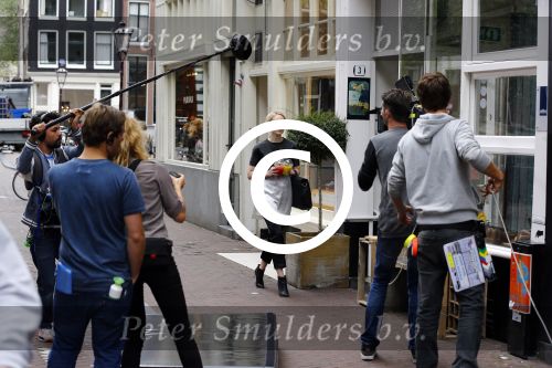 Amsterdam 8 oktober 2013
Opnames hartenstraat onder regie van Sanne Vogel met op de set Marwan Kenzami Benja Bruining Bracha v Doesburgh  Gigi ravelli en ...