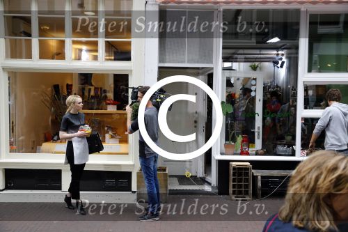 Amsterdam 8 oktober 2013
Opnames hartenstraat onder regie van Sanne Vogel met op de set Marwan Kenzami Benja Bruining Bracha v Doesburgh  Gigi ravelli en ...
