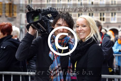 Den Haag 17 september 2013
Prinsjesdag op het binnenhof. cameraman Jaap