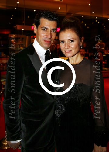 Utrecht 22 september 2013
Premiere Jersey boys in het beatrix theater.
Celine Purcell met Oren Schrijver
