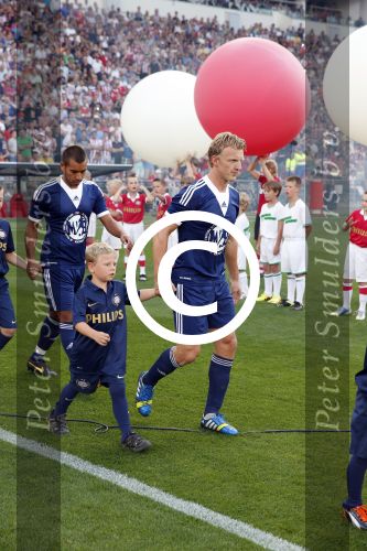 Eindhoven, 19 juli 2013
Afscheidswedstrijd van Mark v Bommel in het psv stadion. 
Dirk Kuyt
Peter Smulders bv