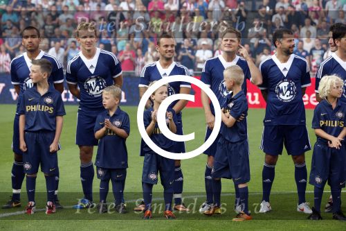Eindhoven, 19 juli 2013
Afscheidswedstrijd van Mark v Bommel in het psv stadion. 
Dirk Kuyt
Peter Smulders bv