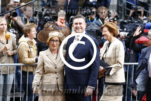 Den Haag 17 september 2013
Prinsjesdag op het binnenhof. Emile Roemer met vrouw