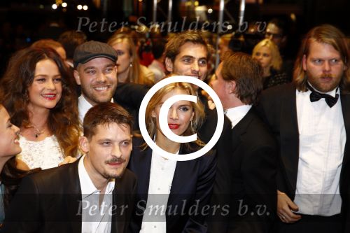 Amsterdam 14 oktober 2013
Premiere Feuten in Tuschinski. cast met oa Manuel Broekman Hanna Verboom en Tim Murck
